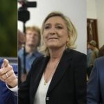 In Francia estrema destra al 33%, Le Pen: “Ora ci serve la maggioranza assoluta”. Macron invoca l’unità repubblicana. Mélenchon: “Lui ha perso”